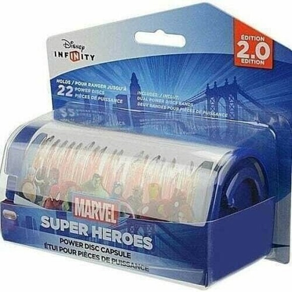 Disney Infinity 2.0 Edition Power Disc Capsule Marvel Super Heroes Holds 22 NIB - Picture 1 of 5